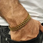 ⁦צמיד סטיל חוליות דק לגבר JBM1001 JETEM⁩ – תמונה ⁦13⁩