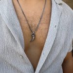 שרשרת תליון שן לגבר