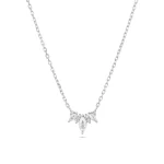 שרשרת כסף עלה מיוחדת